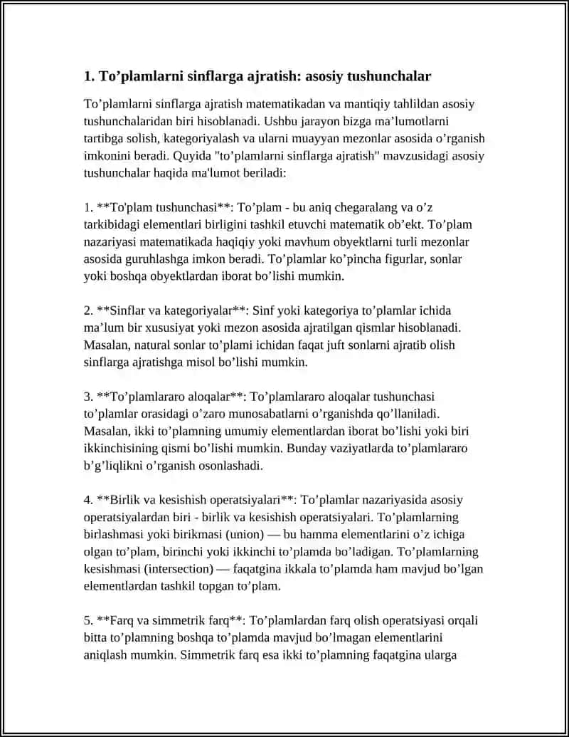 TO’PLAMLARNI SINFLARGA GRAYISH 4