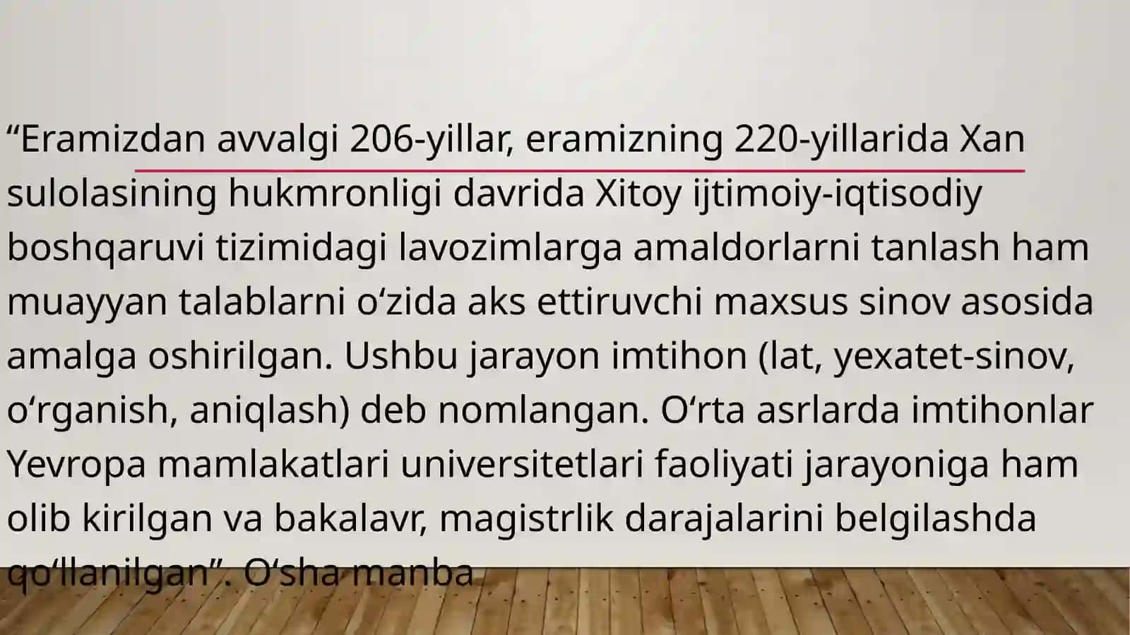 Texnologik yondashuv va nazorat jarayonini tashkil etish 4