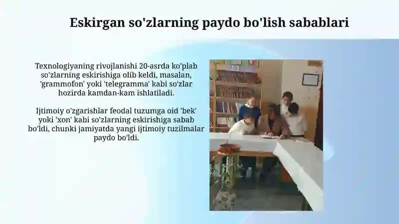 Eskirgan so'zlar 4