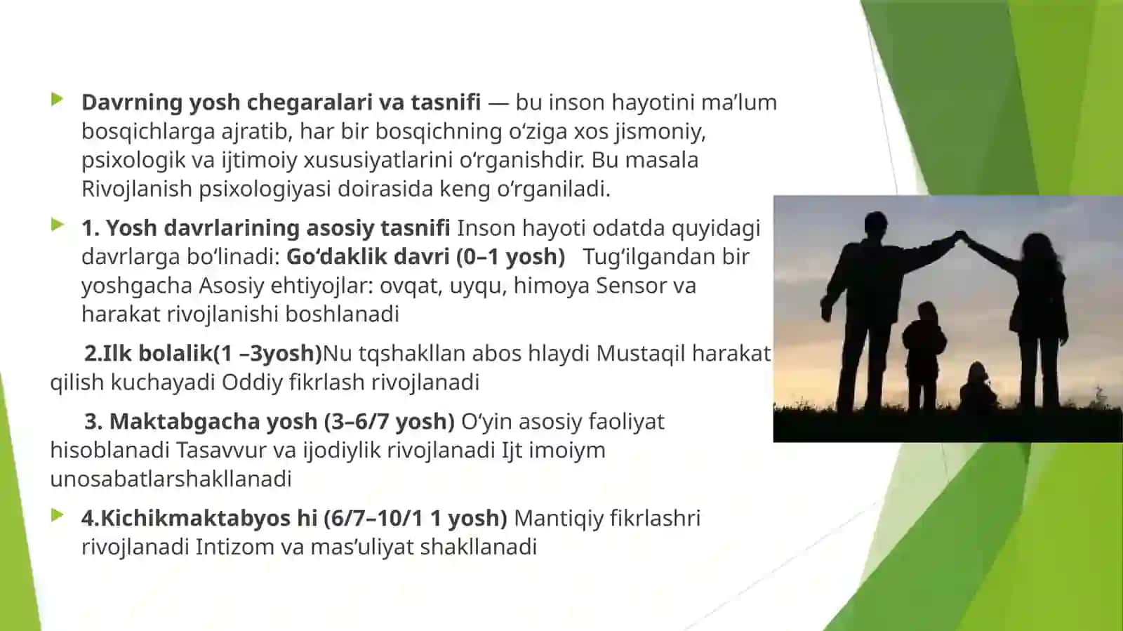 Ilk o'spirinlik davri 4