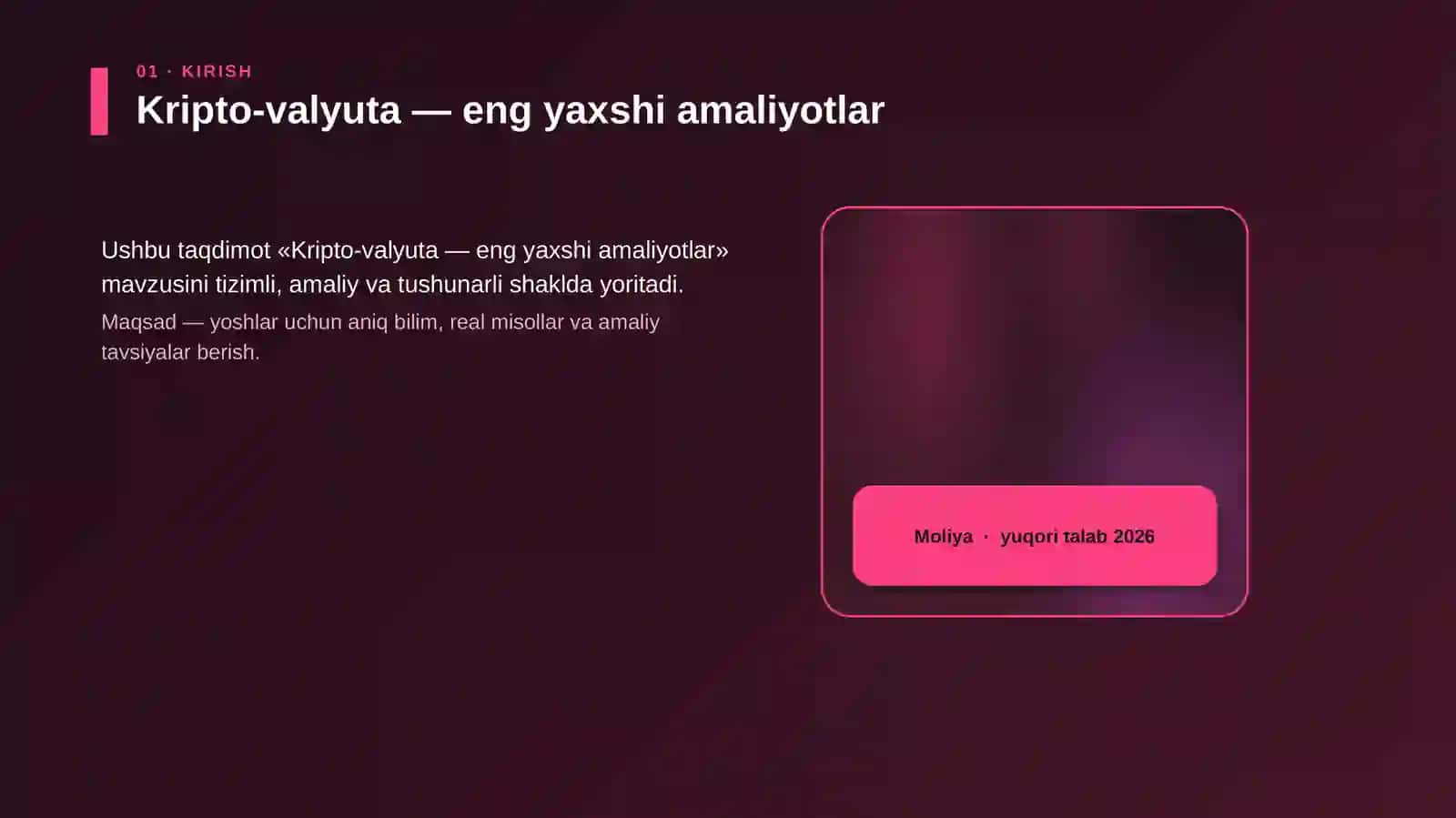 Kripto-valyuta — eng yaxshi amaliyotlar 4