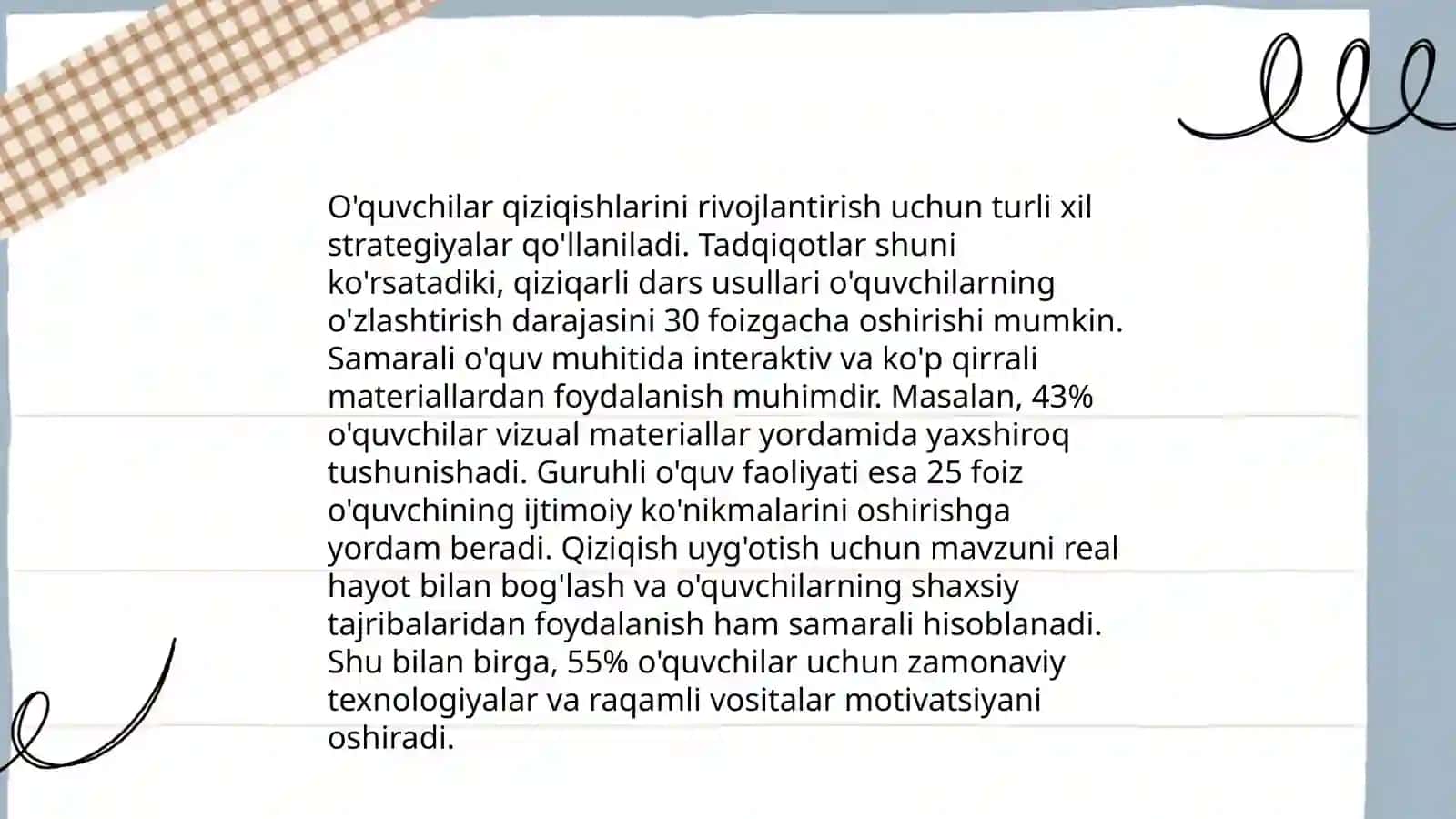 Sinfdan tashqari ishlarni tashkil etish 4
