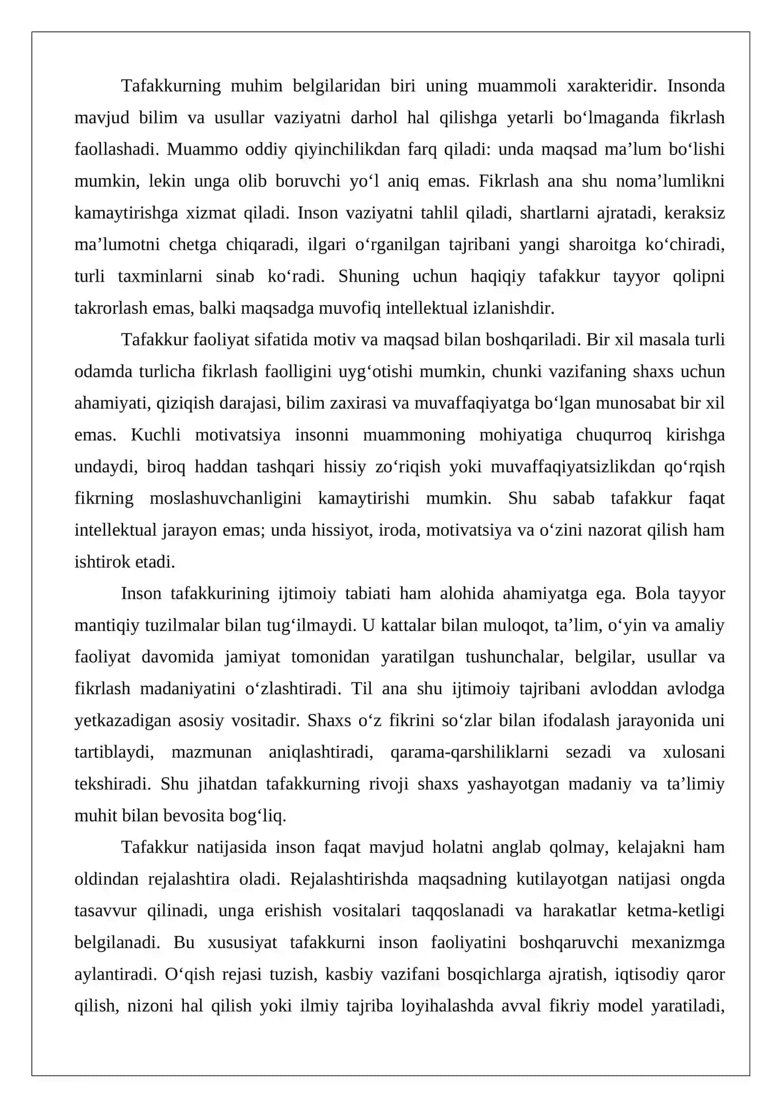Tafakkur to‘g‘risida umumiy tushuncha 4