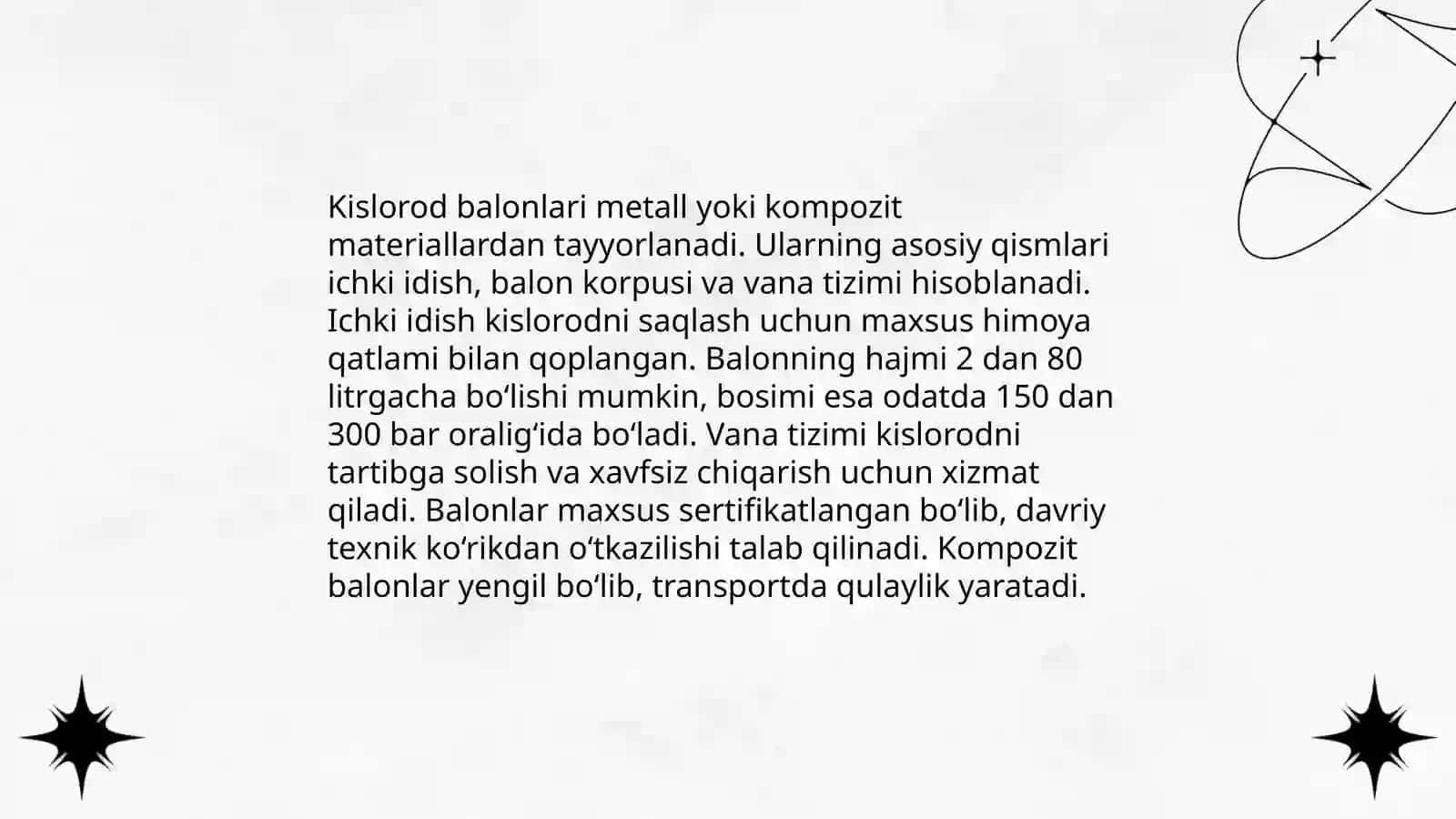 Kislorod baloni haqida malumot 4