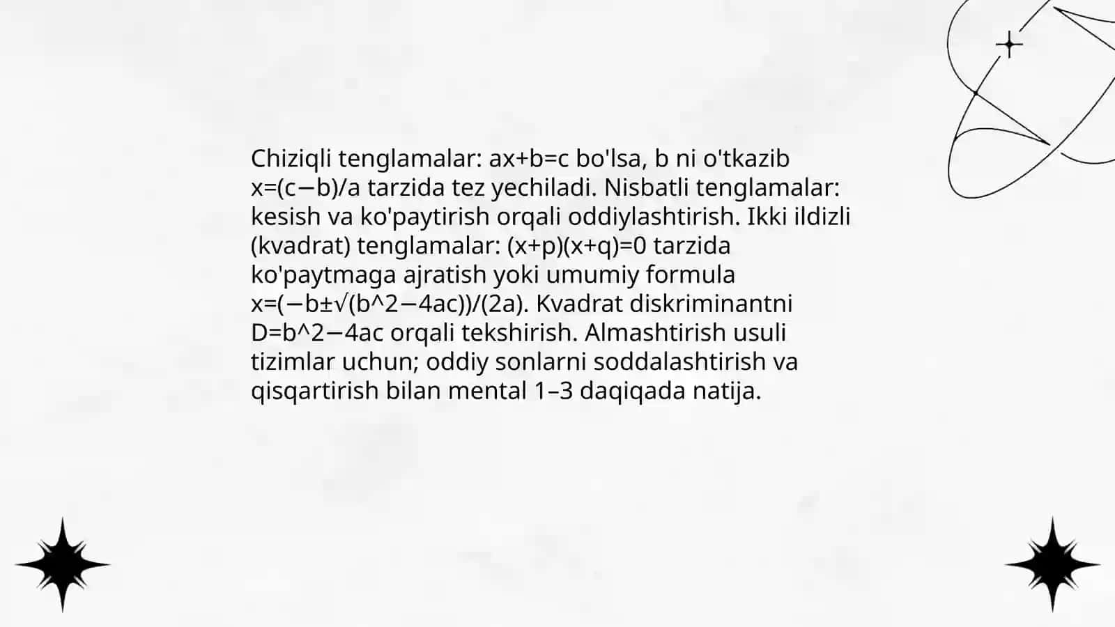 O'n daqiqada sonlarning qiziqarli xususiyatlari 4