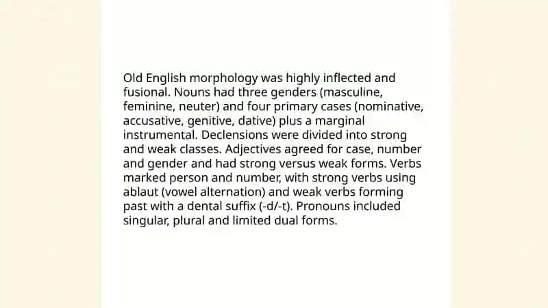 Old English Phonology 4
