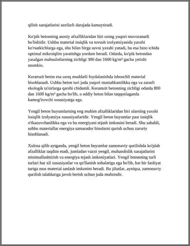 Yengil Beton Buyumlar 4