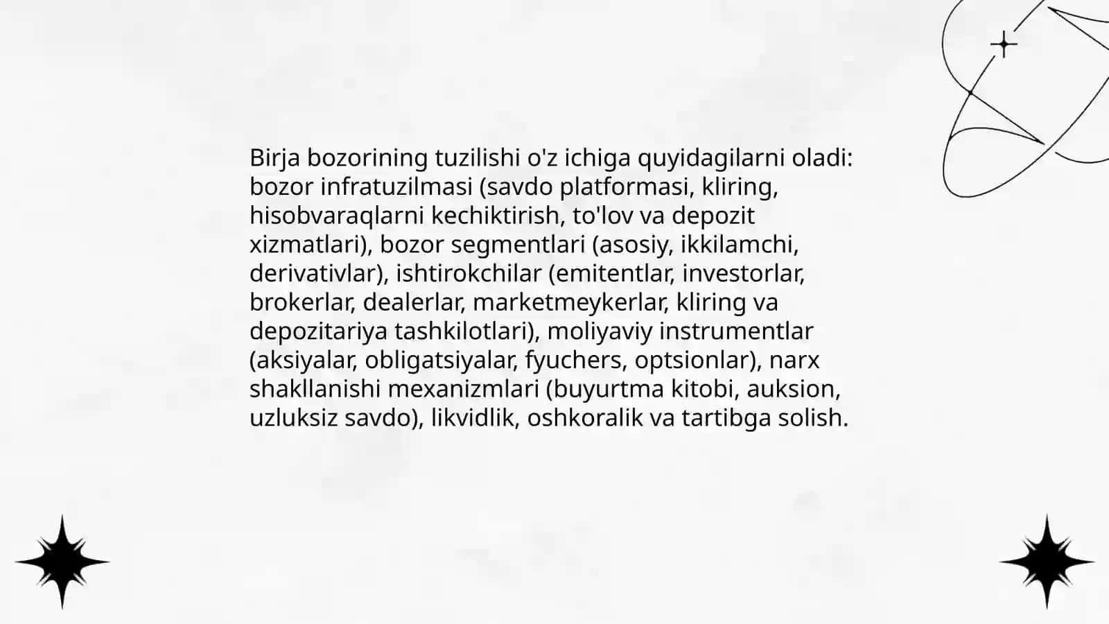 Birjadagi bitim va operatsiyalar 4