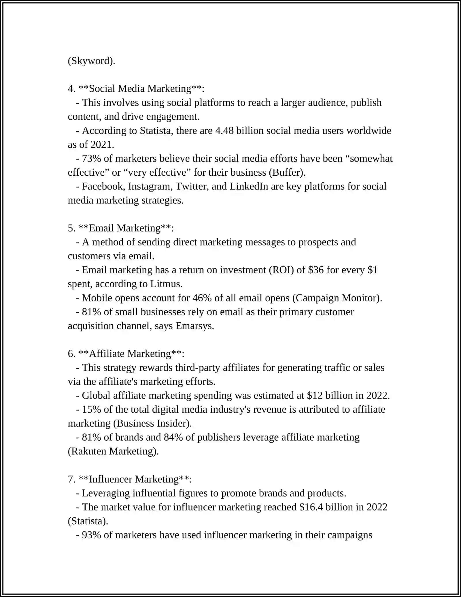 MARKETING AND SELLING 4