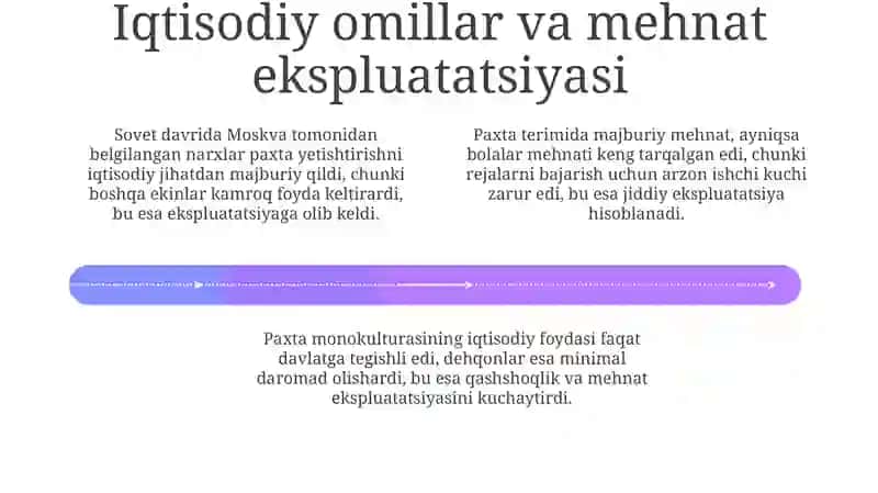 Paxta Monokulturasining Shakllanishi va Oqibatlari 4