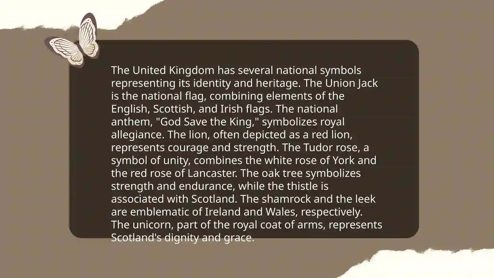 National Symbols of English Speaking Countries 4
