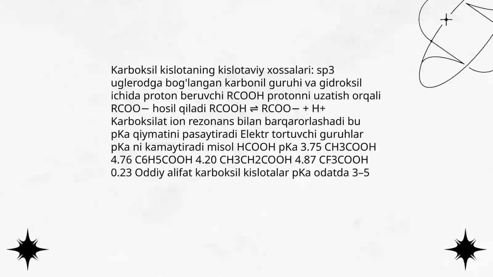 Organik kislota va asoslari 4