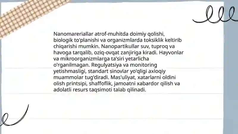 Nanoetika va nanotexnologiya 4