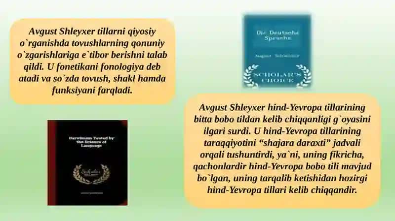 Tilshunoslik Tarixidagi Yo`nalishlar va Maktablar 4