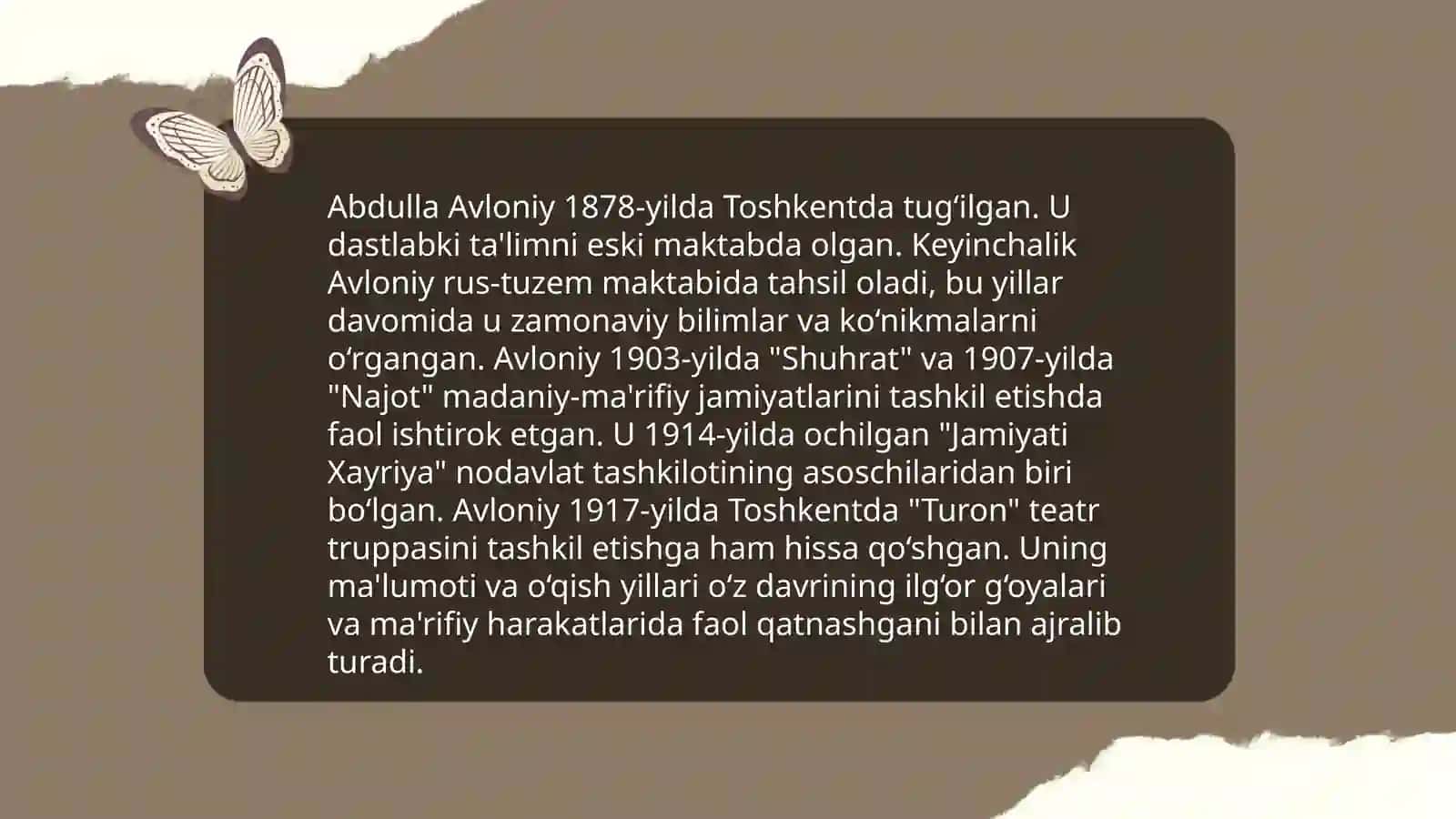 Abdulla Avloniy hayoti va ijod yo'li 4