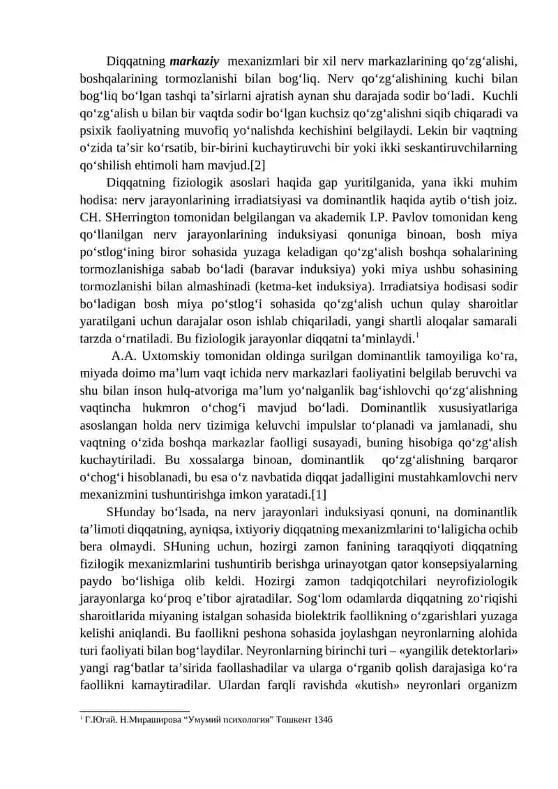 Sodda psixik jarayonlar 4