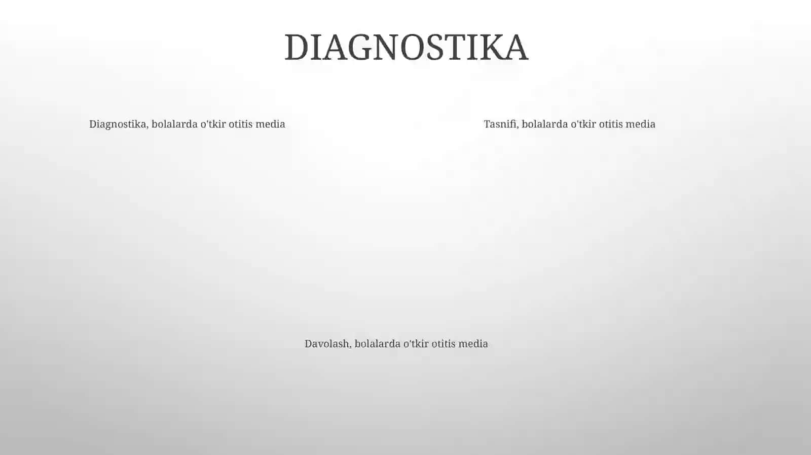 Bolalarda O'Tkir Zotiljam.Klasifikatsiyasi 4