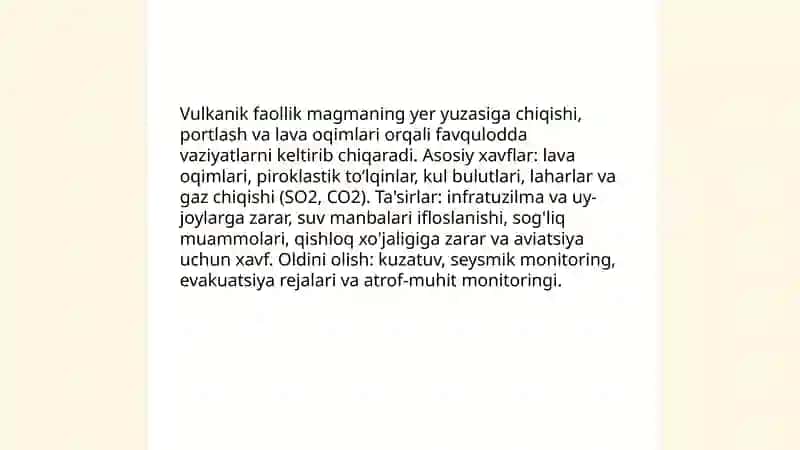 Geologik jarayonlar (zilzila va yer silkinishi) 4