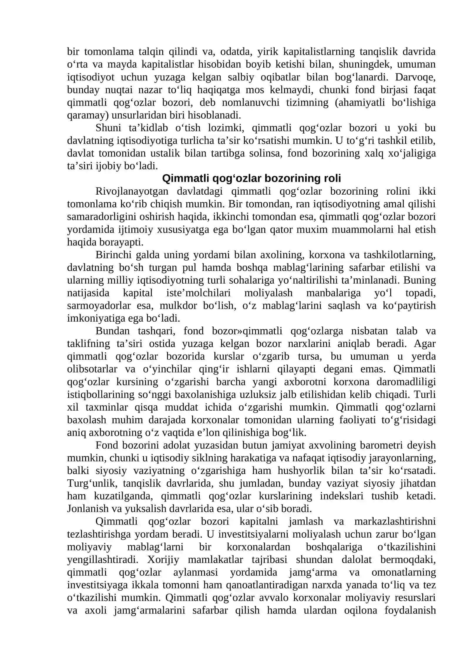 QIMMATLI QOG‘OZLAR BOZORI 4