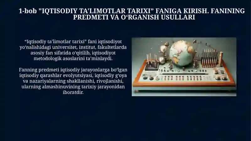 Hozirgizamon iqtisodiy ta'limotlar evolyutsiyasi 4