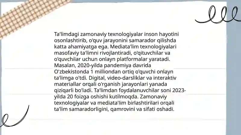 Nokasbiy mediata'lim xususiyatlari 4