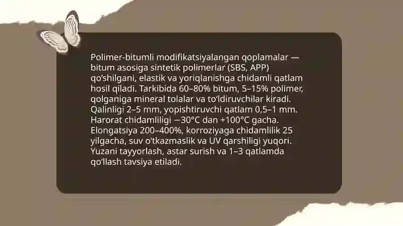 Bitumli gidroizolyatsiya membranalari 4