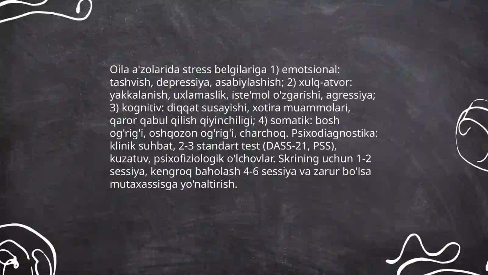 Oil stress psikodiagnosis 4