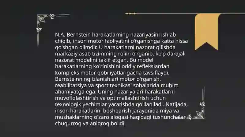 Koordinatsion harakat tushunchasi 4