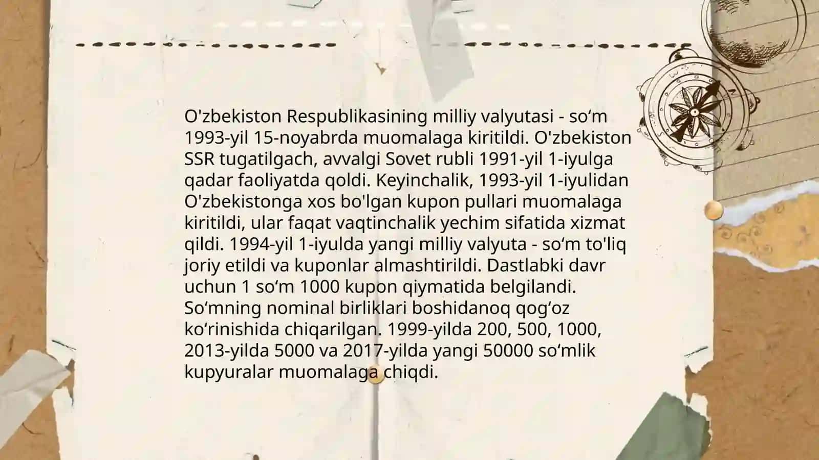 Milliy valyutaning joriy etilish sabablari 4