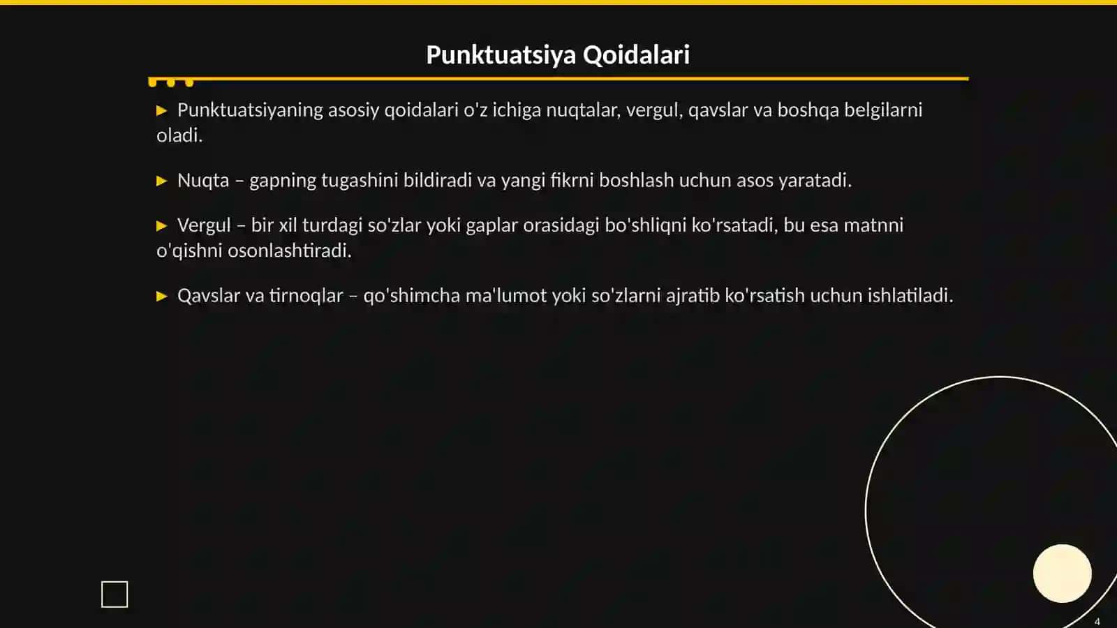 Punktuatsiya O'qitish Metodikasi 4