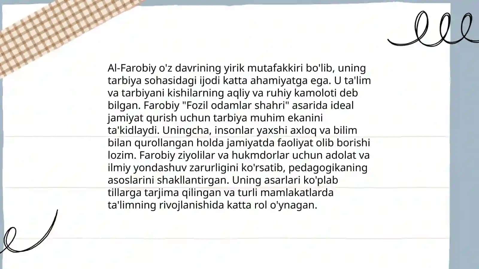 Oʻrta osiyo allomalarning ilmiy me'rosi 4