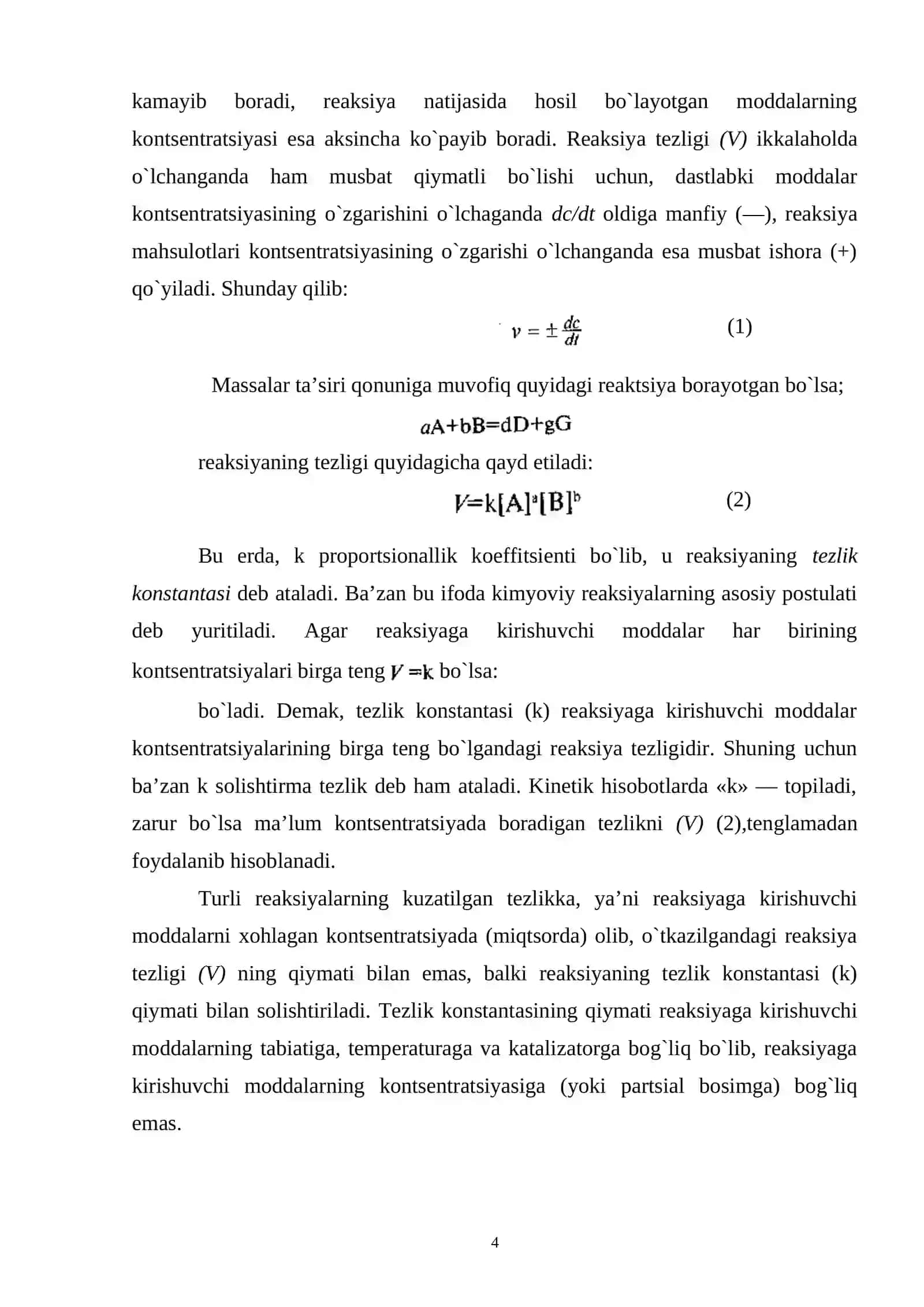 KIMYOVIY RЕAKSIYALAR KINЕTIKASI 4