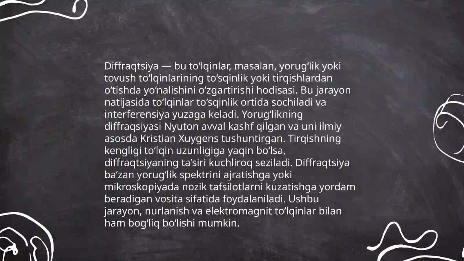 Yorug’lik difraktsiyasi va xodisalari 4