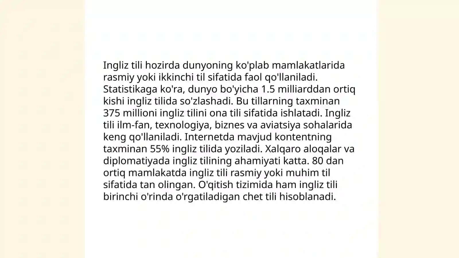 Jahon ingliz tili: Ta'rif va tushunchalar 4