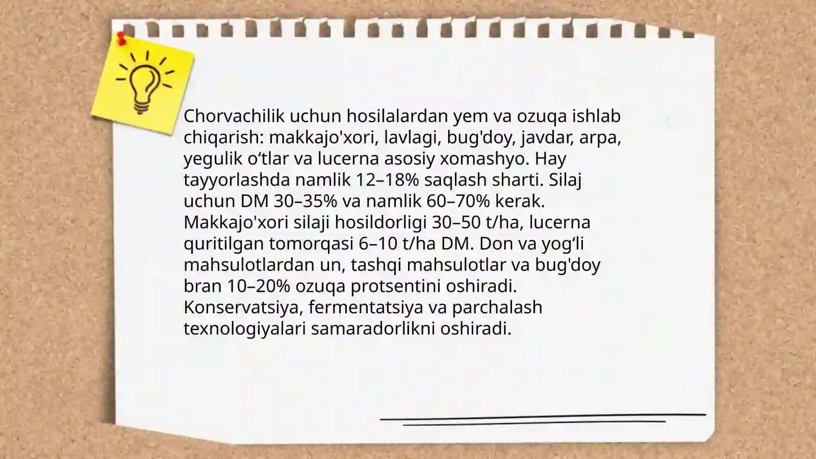 Oziq-ovqat sanoatida hosilaning tadbiqlari 4