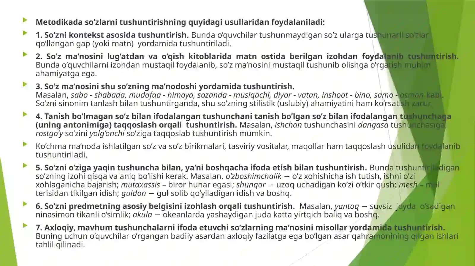 Lug‘at ustida ishlash metodikasi 4