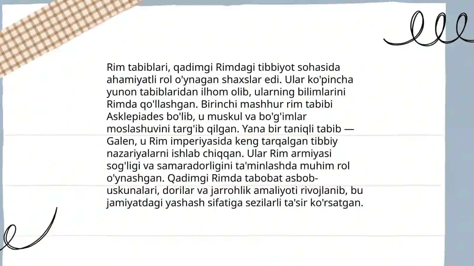 Qadimgi Rimda tibbiy amaliyotlar 4
