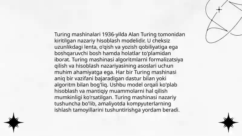 Algoritmlar va formal tillar nazariyasi 4