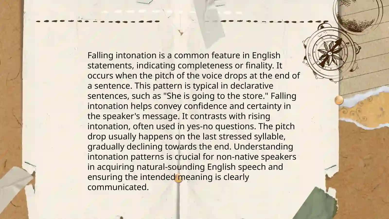 Stylistic Use of intonation 4