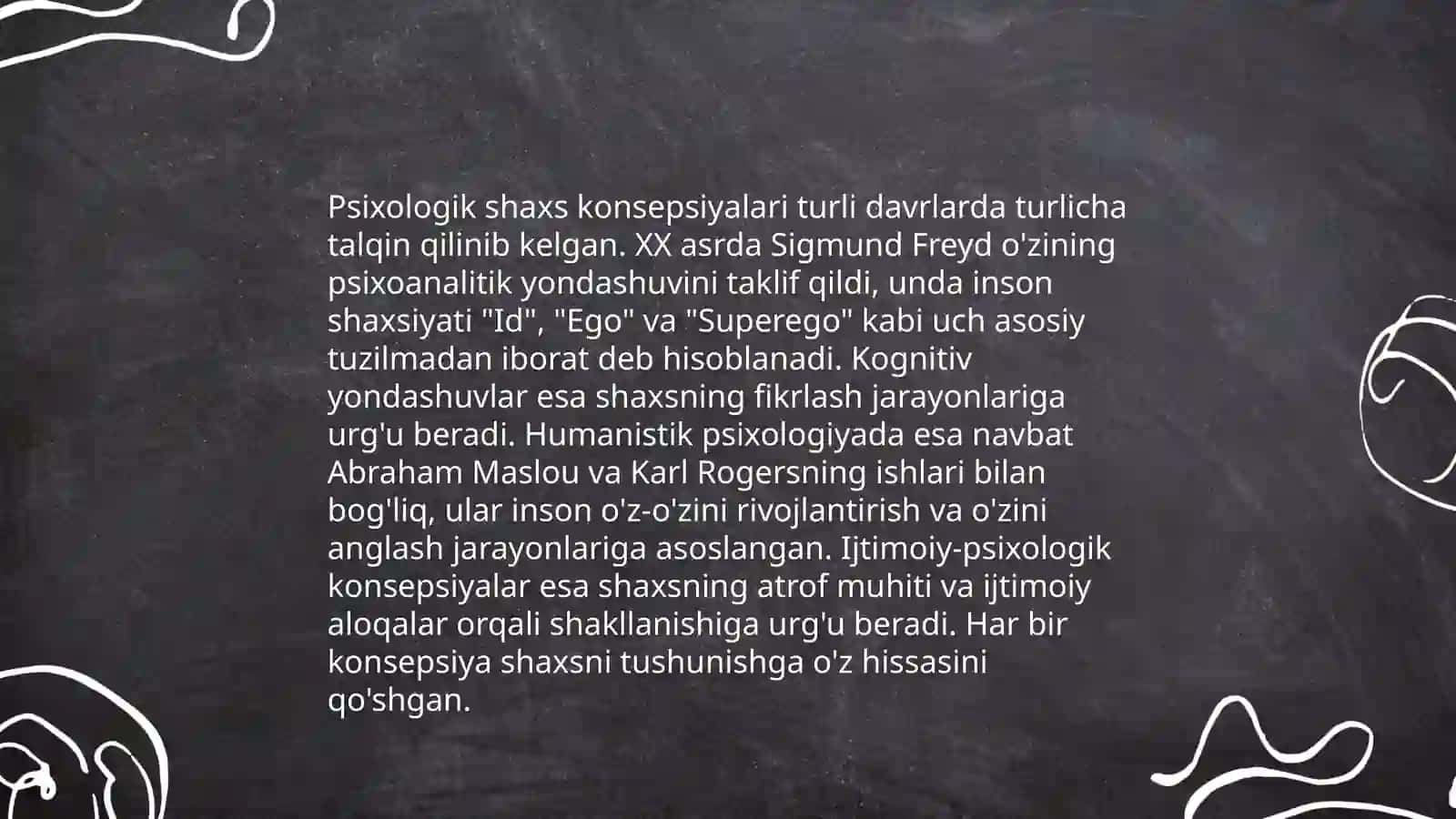 Chet el psixologiyasi 4