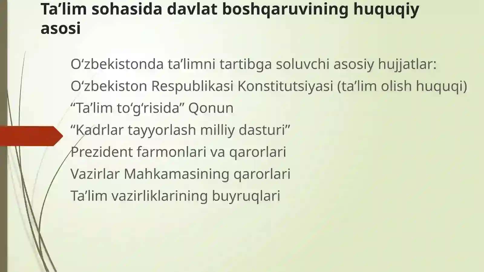 Ta’lim va sog’liqni saqlash sohasida davlat boshqaruvi 4