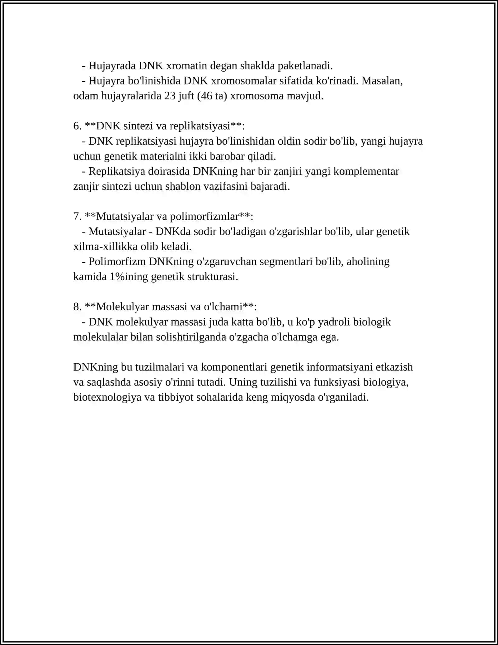 DNK VA RNK HAQIDA MA'LUMOT 4