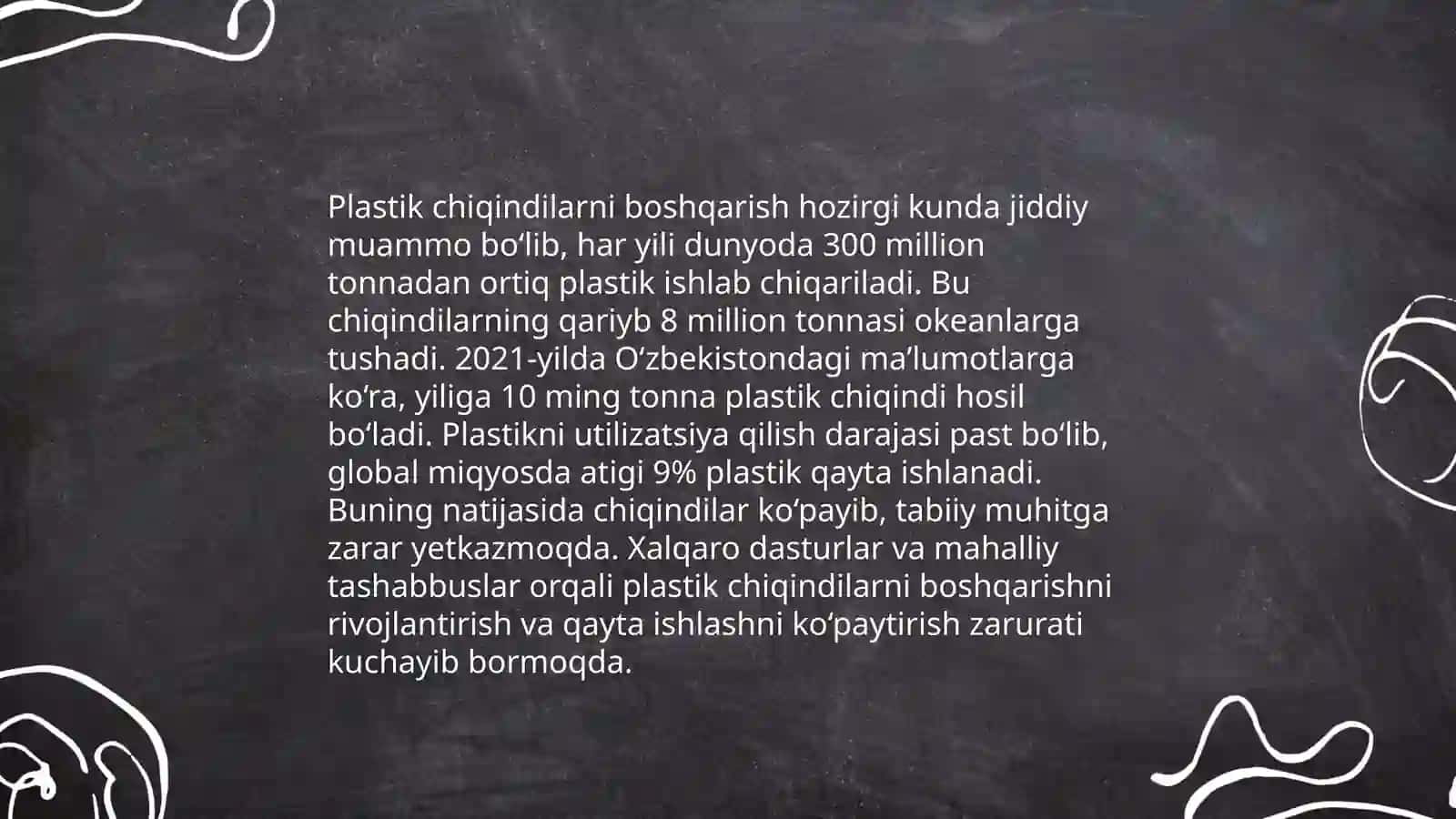 Garbalogiya (chiqindishunoslik) toʻgʻrisida 4
