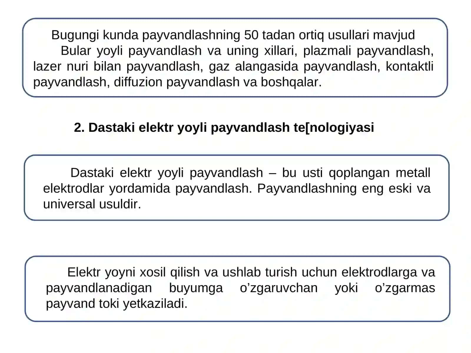 Mеtallarni payvandlash asoslari 4