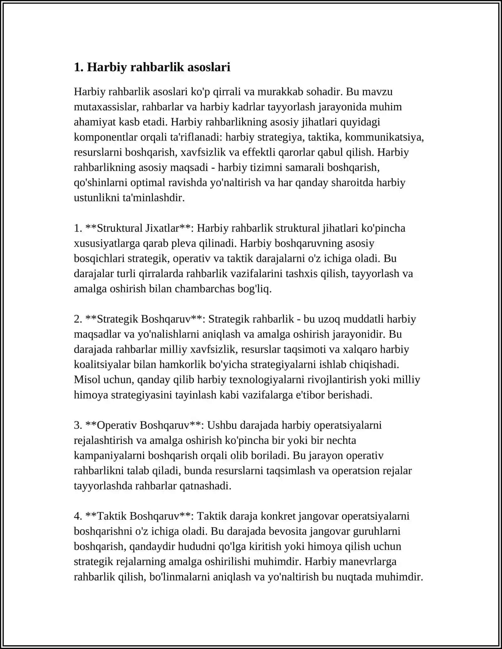 Harbiy rahbarlik asoslari 4