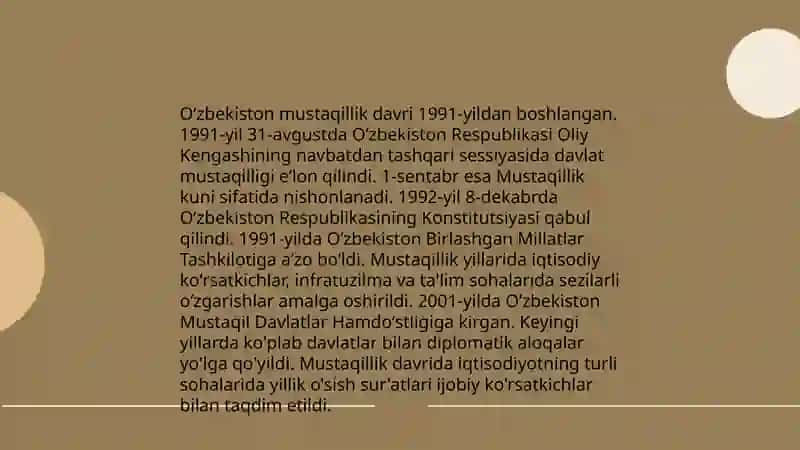 Oʻzbekistonning eng yangi tarixi 4