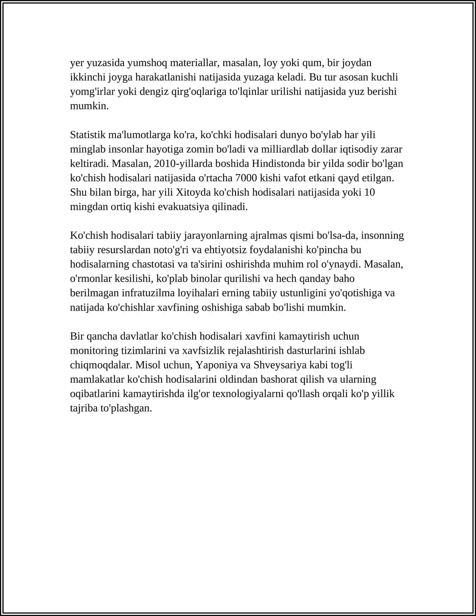 KO'CHISH HODISALARI 4
