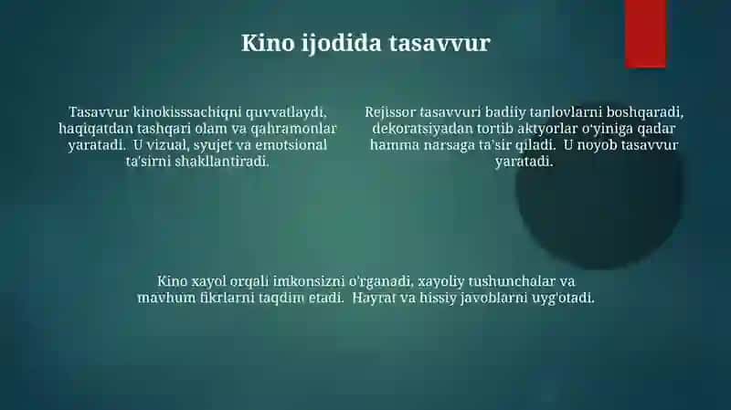 Xayol haqida tushuncha 4