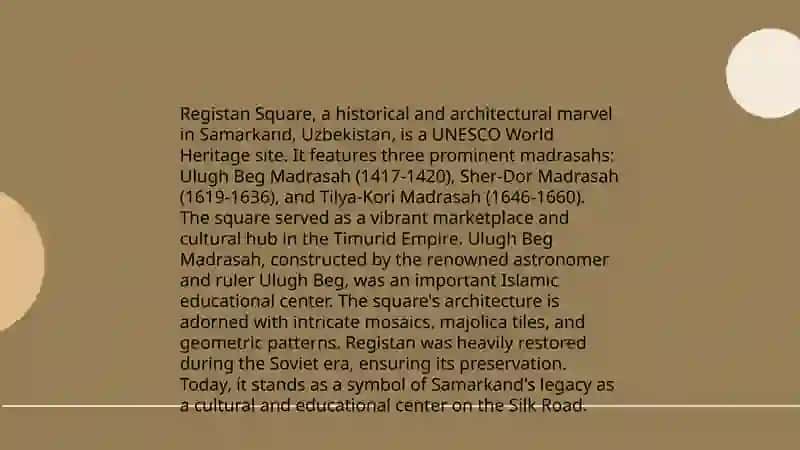 Historical places of uzbekiston 4
