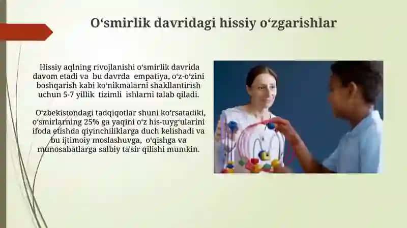 Hissiy aqlning rivojlanishi 4